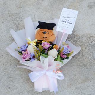 Gambar FLOPY Buket Bunga Wisuda Premium Artificial Flower Bouquet Graduation - BW-Matahari dari FLOPY - Floristsupply undefined 4 Tokopedia