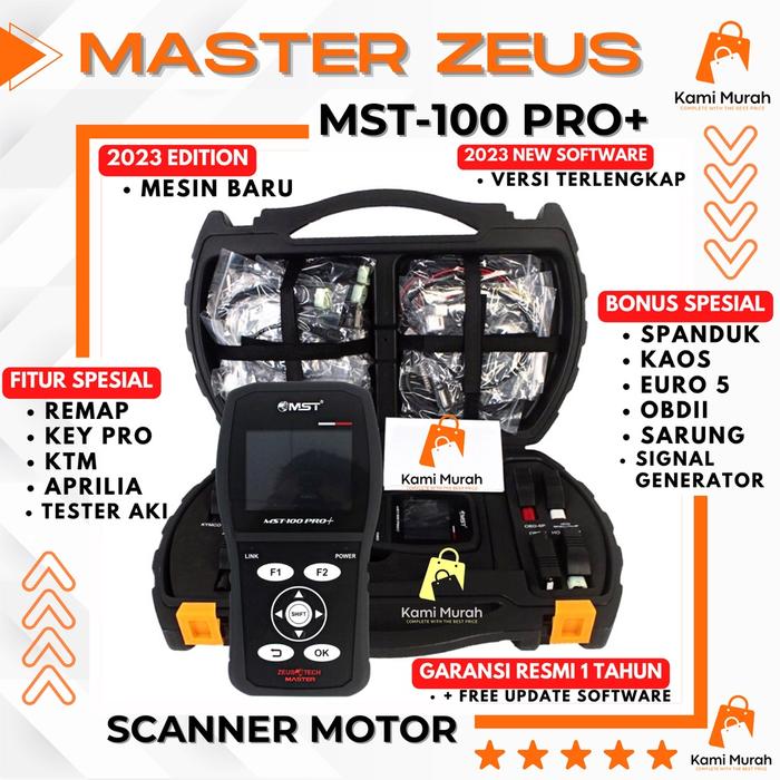 Gambar Scanner Motor Injeksi Universal MASTER ZEUS MST 100 PRO PLUS dari Kami Murah undefined Tokopedia