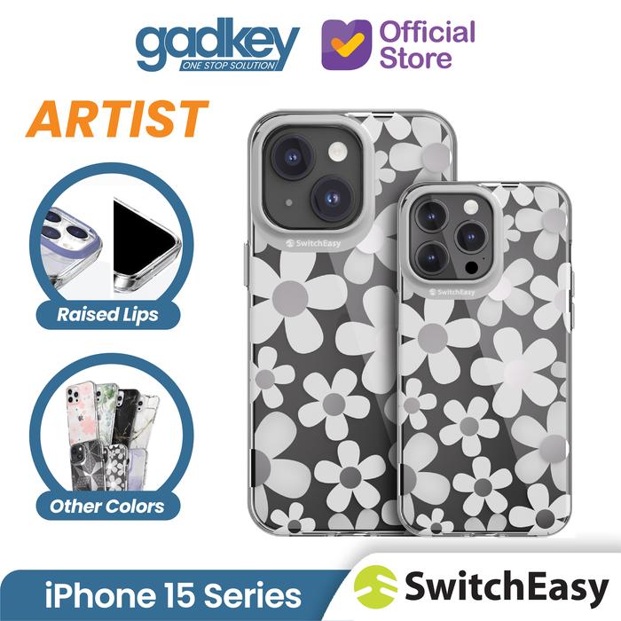 Gambar Case iPhone 15 Pro Max Plus SwitchEasy Artist Magsafe Slim Casing - Fleur, 15 Pro Max dari GAD Official undefined Tokopedia