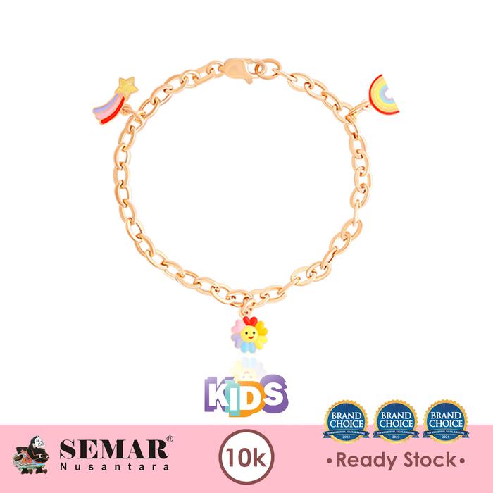 Gambar Gelang Emas Anak Lorenia Colour Sunshine 10K Semar Nusantara dari Semar Nusantara undefined Tokopedia