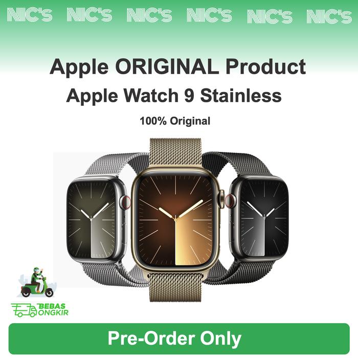 Jual ORIGINAL Apple Watch Series Stainless Steel Milanese Loop