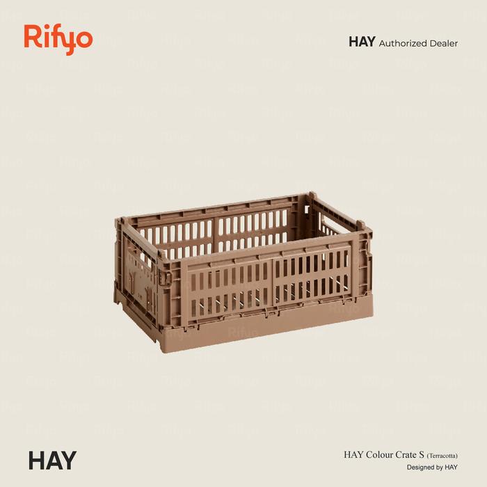 Gambar HAY Recycled Colour Crate, Small - Terracotta dari Rifyo undefined Tokopedia