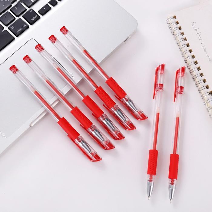 Gambar Pulpen Gel 0.5mm Bolpen Pena/Pen Alat Tulis Gel Tebal 0.5 MM Pena Cair - pena merah dari B2Bmart undefined Tokopedia