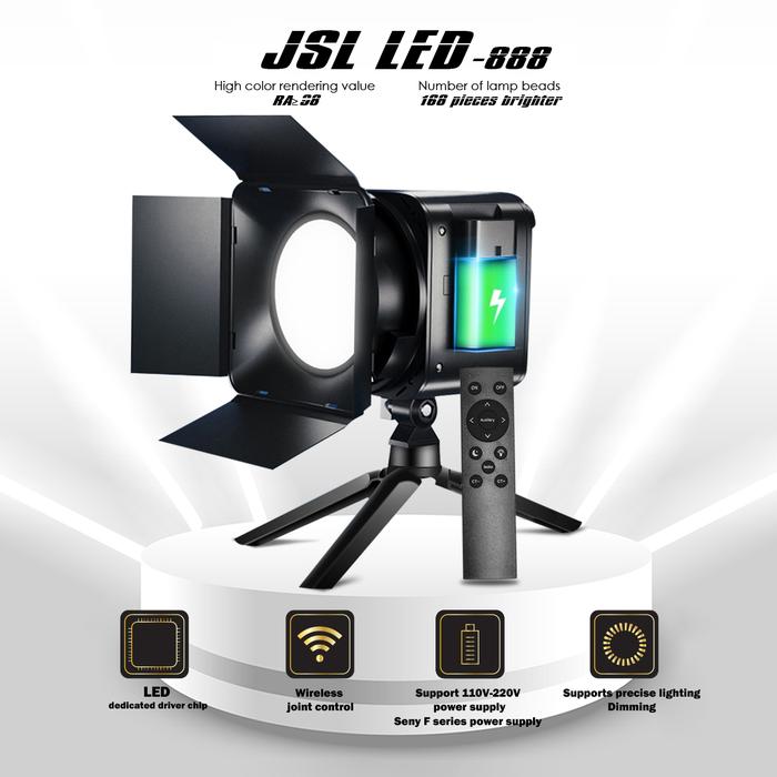 Gambar Lampu Stuido JSL-888 Continus Light LED 50W Wireless Remot Foto Video - Cubsu1 dari CUBUS.CO.ID undefined Tokopedia