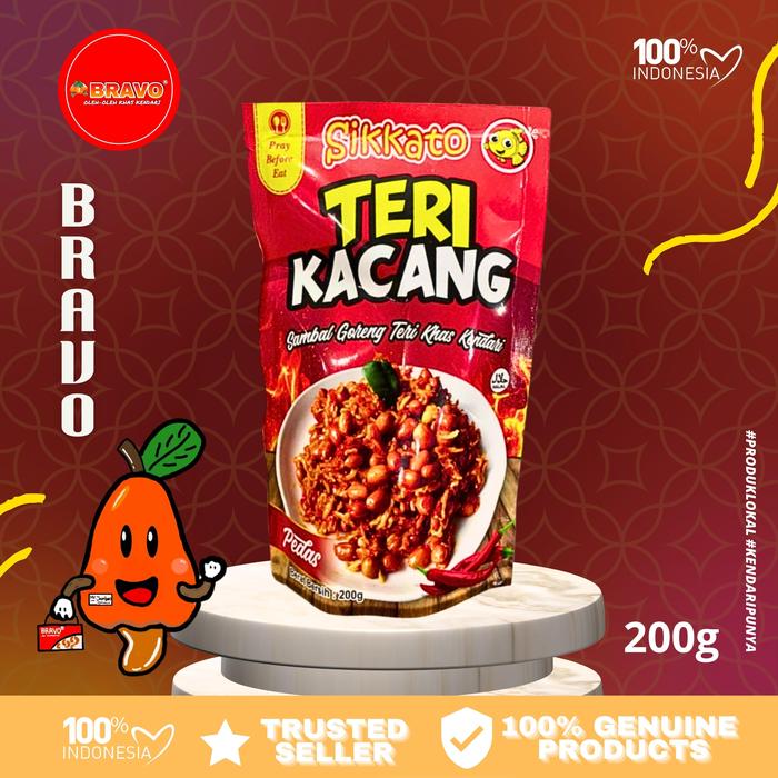 Gambar Sambel Goreng Teri Kacang Tanah dari BRAVO SOUVENIR KENDARI undefined 4 Tokopedia