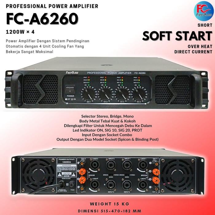 Gambar Power Amplifier 1200 x 4 V2 ALPHA dari pusat elektronik jakarta 1 undefined Tokopedia