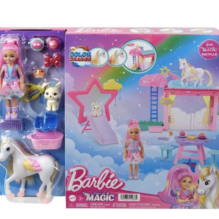 Jual Barbie A Touch Of Magic Chelsea Doll With Baby Pegasus