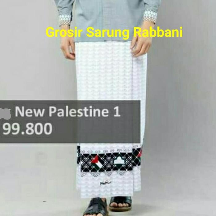 Gambar BEST SELLER! Sarung Rabbani Motif Palestina, Kain Dewasa Hitam / Putih - Motif F dari ratihup undefined Tokopedia