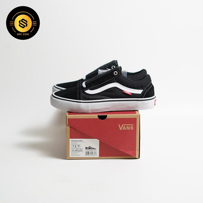 Jual Vans Old Skool Pro Black White Original black white, 42