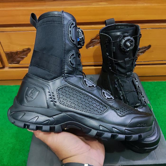 Gambar SEPATU PDL TALI PUTAR SPARTAN COBRA SOL TEMPUR - Hitam, 40 dari REBORN ARMY undefined Tokopedia