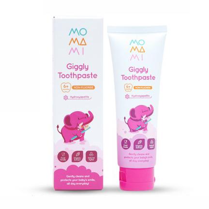 Gambar Momami giggly toothpaste non flouride grape pasta gigi odol anak 50gr - non flouride dari Gallery67 Store undefined Tokopedia