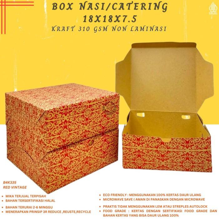 Gambar Dus Nasi Kotak 18X18 Box Nasi 18x18 Box 18x18 (B4K335) dari Berkah Paper Box Jakarta undefined Tokopedia