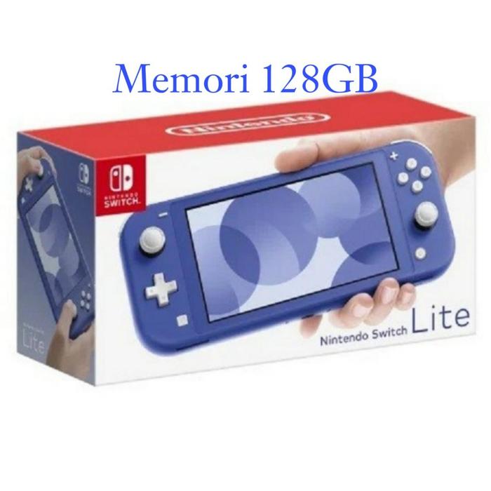 Gambar Console Nitendo Switch Lite 512GB isi Game Full - Blue 128gb dari WISNU DISC STORE undefined Tokopedia
