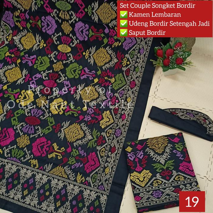 Gambar SET COUPLE PRIA & WANITA SONGKET BORDIR BALI (KAMEN, SAPUT, UDENG) - 1 - 19 dari Ode nant Textile undefined Tokopedia