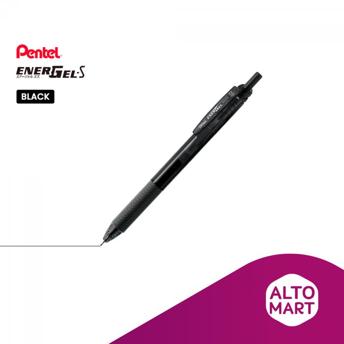 Gambar Pentel Energel S Gel Pen 0.3 0.5 0.7 1.0 mm Pulpen BLN105 - BLACK, 0.5mm dari Alto Mart undefined Tokopedia