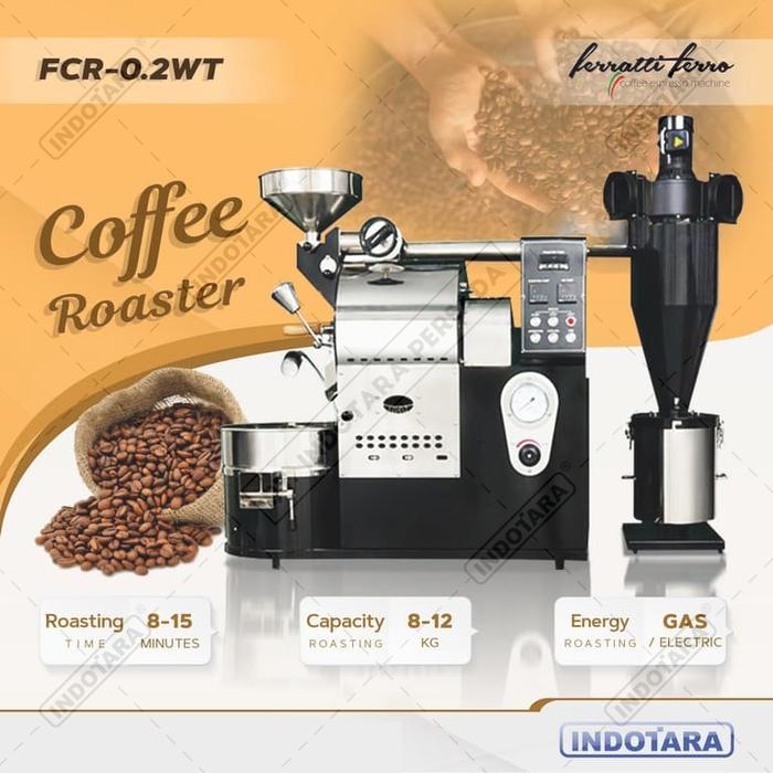 Gambar Coffee Roaster / Mesin Sangrai Kopi Ferratti Ferro FCR02WT dari PT. Indotara Persada undefined Tokopedia