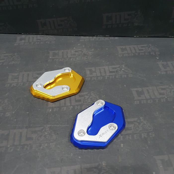 Gambar Tapak Alas Cagak Samping CNC Kellver Yamaha New Xmax 2023 - Gold dari Cemerlang6Brothers undefined Tokopedia