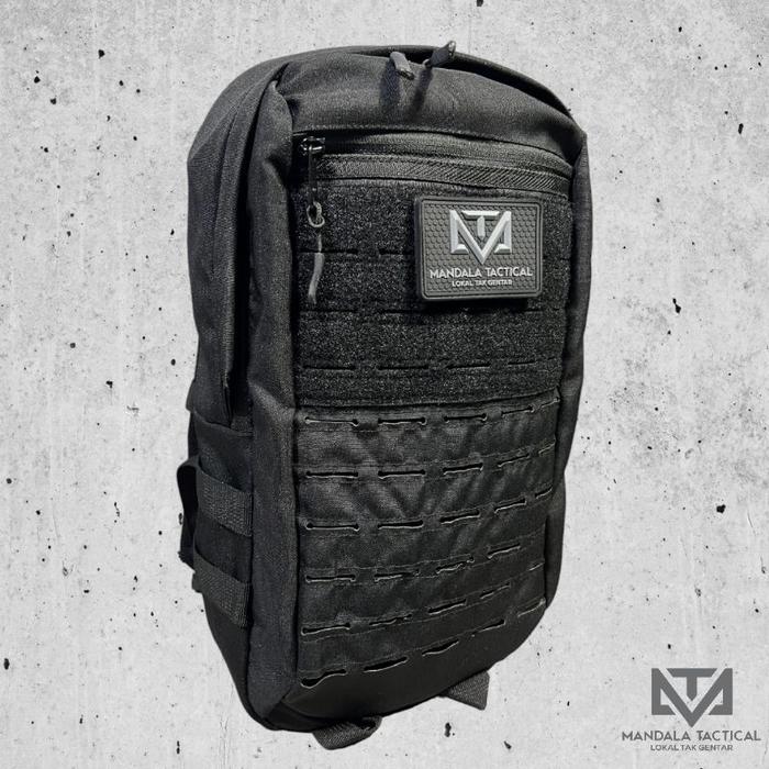 Gambar Tas Tactical / Tas army Backpack MTG V2 Lasercut - Hitam dari Mandala Tactical Gear undefined Tokopedia