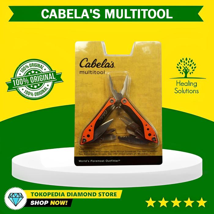 Gambar QUALITY Cabela's Multitool - Stainless Survival Kit Camping Hiking dari Healing Solutions Real undefined Tokopedia
