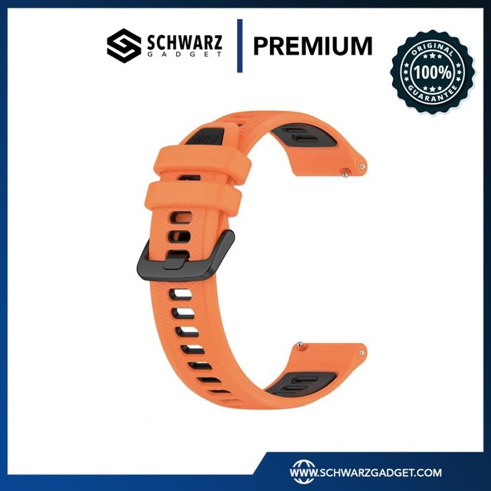 Gambar Garmin Approach S12 S40 S42 Quick Release Strap 20mm Rugged Sport - Orange/Black dari schwarz gadget surabaya undefined Tokopedia