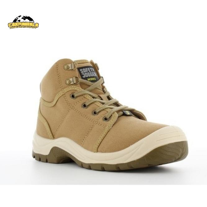 Gambar SEPATU SAFETY JOGGER DESERT CREAM/BLUE/BLACK S1 - CREAM/COKLAT, 41 dari CAKRAWALA ANUGERAH SAFETY undefined Tokopedia