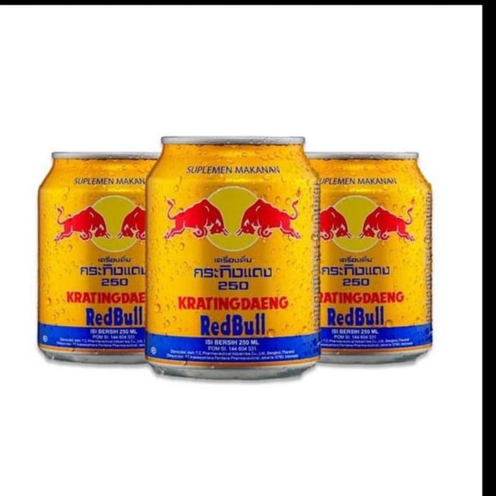 Gambar kratingdaeng red bull kaleng dari RAJAWALI LISTRIK & MINUMAN undefined Tokopedia