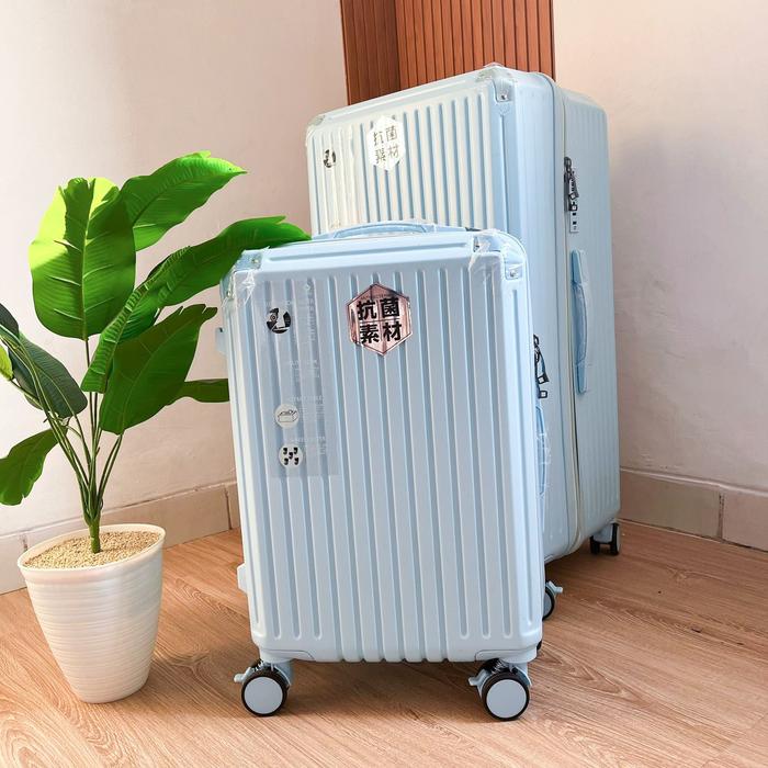 Gambar Koper Cabin Bagasi Trunk Model Koper Travel Umroh Big Size - Devon Blue "20" dari Best Chair undefined Tokopedia