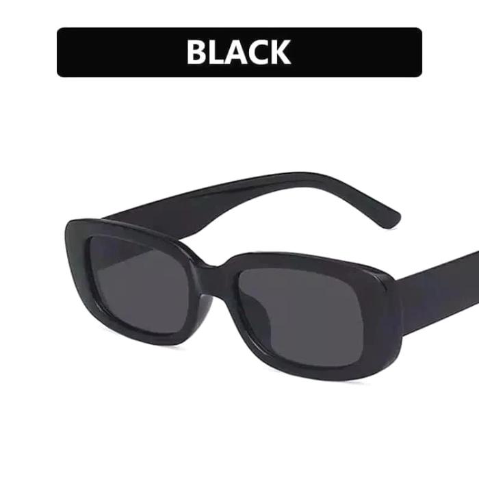 Gambar Kacamata Hitam UV Protection Sunglasses Fashion Pria Wanita Retro Eye - H005 BLACK dari Alpe66 undefined Tokopedia