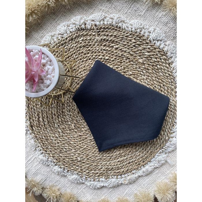 Gambar Kerudung Hijab Polos Segi Empat Paris Voal Premium | Jilbab Kezla - Black dari Kezla shop undefined Tokopedia