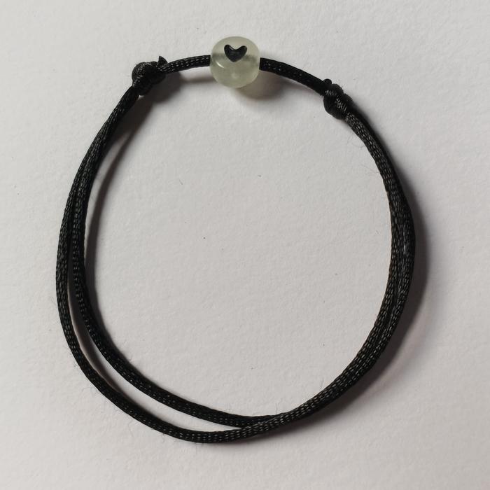 Gambar Gelang Couple Love Glow In the Dark/ Gelang Couple Bestie Menyala - Hitam, Dengan Box dari Callie Collection undefined Tokopedia