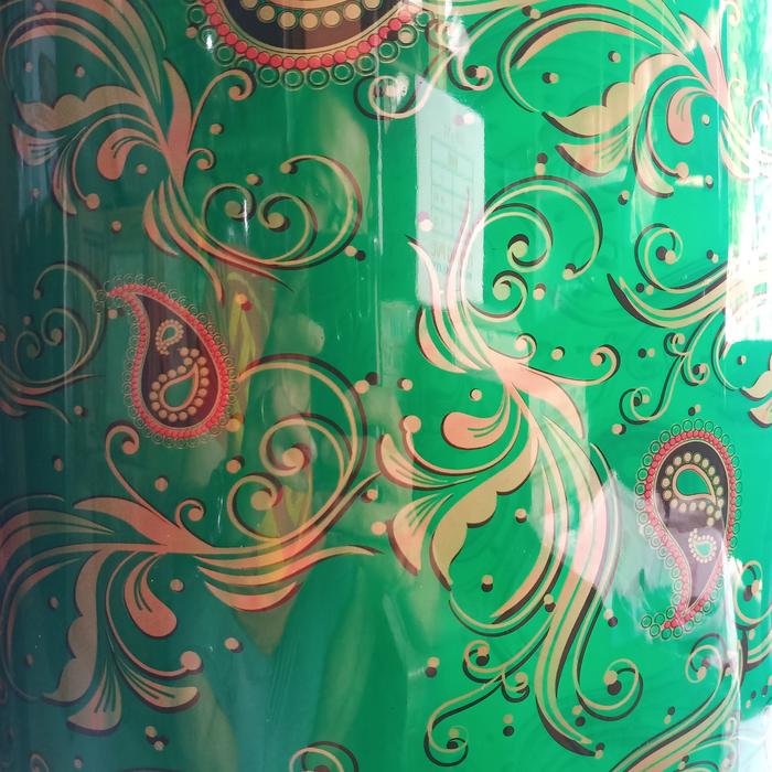 Gambar fiber plastik penutup pagar motif batik / harga per 1 meter - Hijau dari anugrah baru store undefined Tokopedia