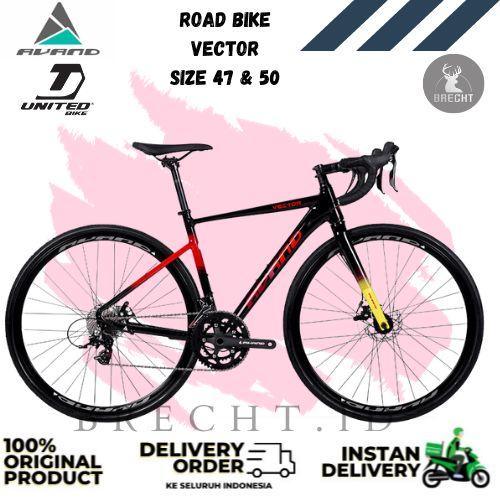 Gambar Sepeda Balap Road bike AVAND VECTOR 700C Alloy 11 Speed Hollow - Black Red dari BRECHT.ID OFFICIAL STORE undefined Tokopedia