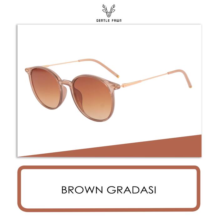 Gambar Gray Pink Kacamata Sunglasses Anti Uv 400 Fashion Pria Dan Wanita 9612 - BROWN GRADASI dari Gray Pink undefined Tokopedia