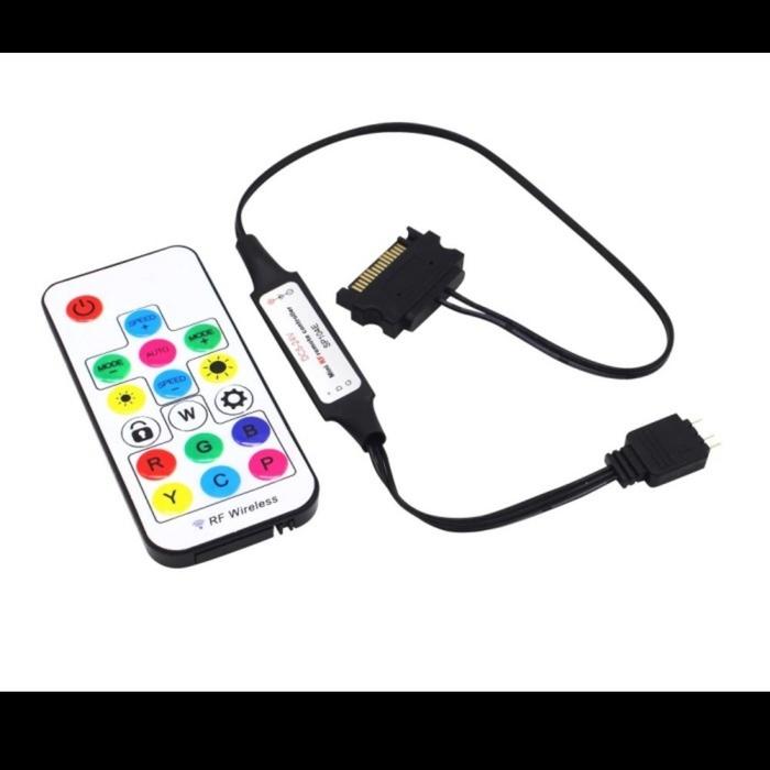 Gambar jonsbo controller 5v 3pin a-rgb Argb Aura addressable universal - Remote v2 dari Sinar Pratama Store 11 undefined Tokopedia