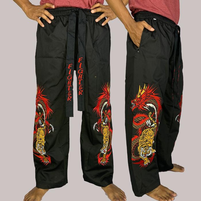Gambar CELANA SILAT BORDIR NAGA HARIMAU C-72 BAHAN PREMIUM TEBAL - M dari Distro qu17 undefined Tokopedia