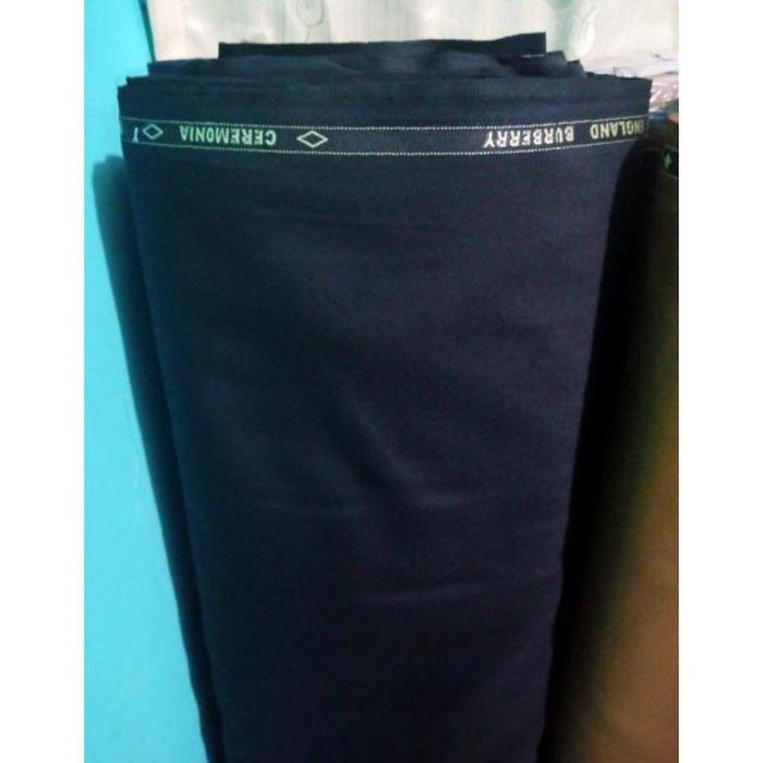 Gambar Bahan kain Pemda Wool katun Seragam guru PNS ASN PDH premium kain - Hitam, 0.5 dari cahayasttr undefined Tokopedia