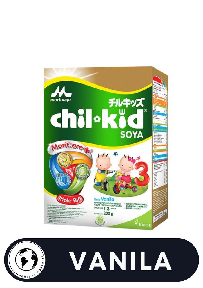 Gambar Susu Morinaga Chil Kid Soya 3 untuk 1-3 tahun 200 Gram - Vanila dari EriyasOfficial undefined Tokopedia
