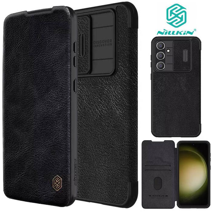 Gambar Nillkin Qin Pro Flip Case Samsung Galaxy S23 FE - Leather Camshield dari Logay Acc undefined Tokopedia