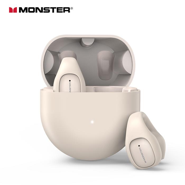 Gambar Monster Open Ear 200 Real Bone Conduction Sports Bluetooth Headphone - Cream dari Preferred Audio Store undefined Tokopedia