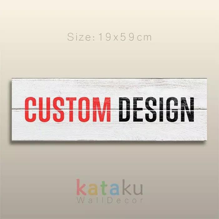 Gambar Crew- Custom Desain Hiasan Dinding Pictbox Home Decor Rustic - Frameblok dari Setiabudicrew undefined Tokopedia