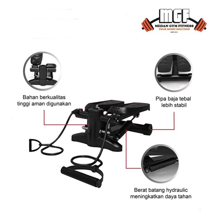 Gambar iReborn Alat Olahraga Twist Stepper like Air Climber dari MEDAN GYM FITNESS undefined Tokopedia