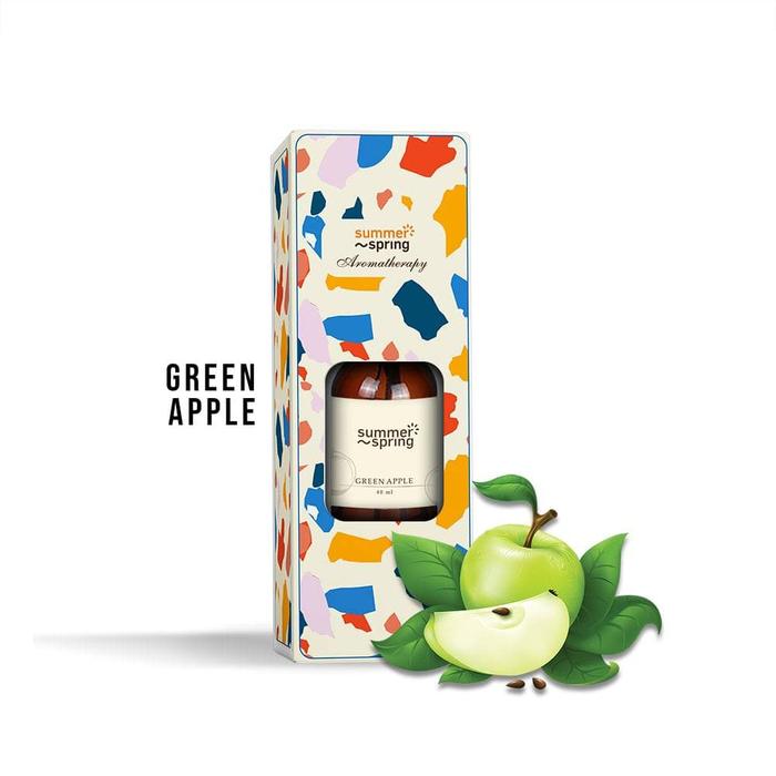Gambar Reed Diffuser Pewangi Kamar Mandi Summerspring Aromateraphy - apel dari GudangPengharum.Id undefined Tokopedia
