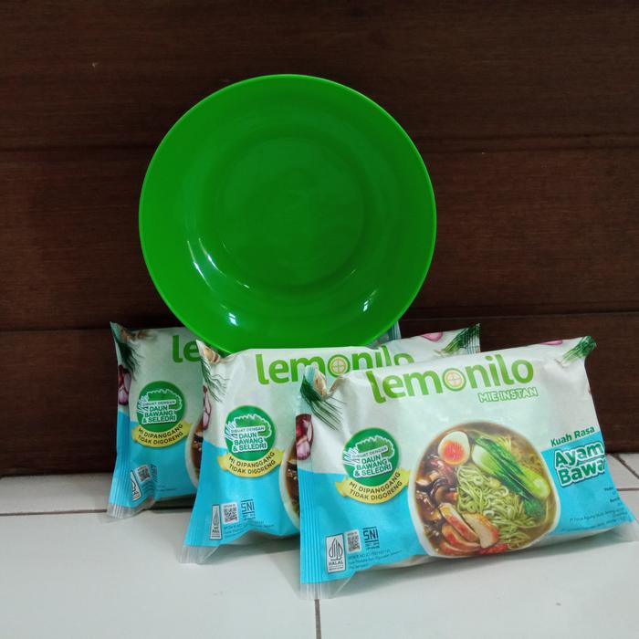 Gambar Promo 3 Lemonilo Mi Instan Kuah rasa Ayam Bawang berhadiah mangkok dari Glory Sembako undefined Tokopedia