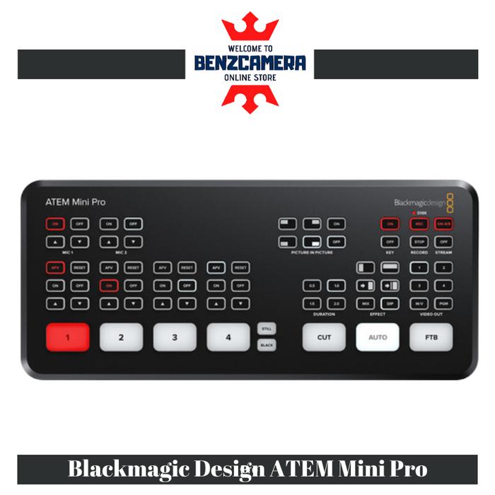 Gambar Blackmagic Design ATEM Mini Pro / Atem Mini Pro - Mini Pro dari Benzcamera undefined Tokopedia