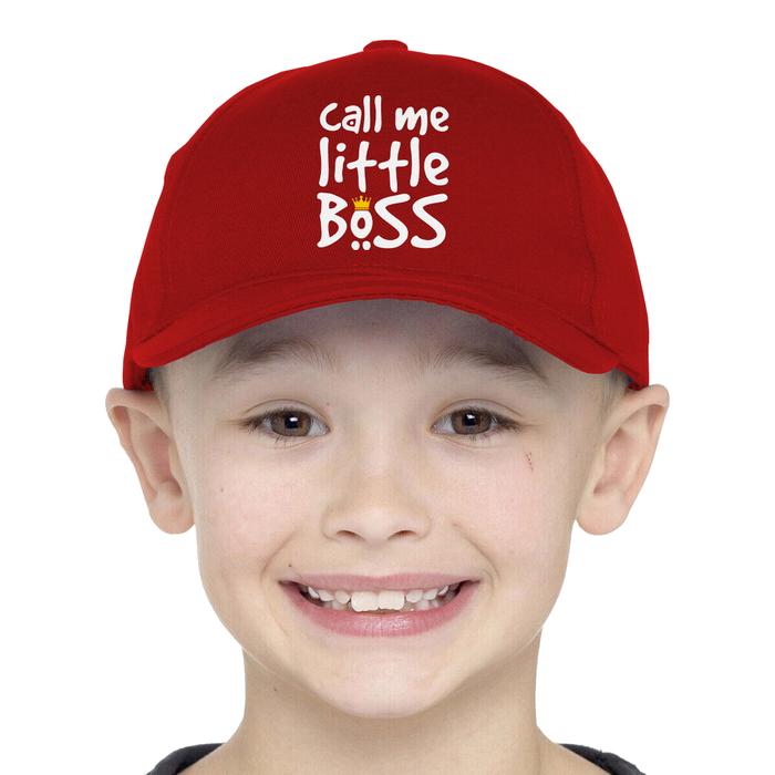 Gambar Topi Anak Gambar Little Boss Laki-laki Perempuan Custom BOS-06 - Merah dari Yanura Official Kab. Bandung Barat Tokopedia