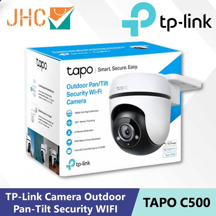 Tp-link Tapo C500 1080p Outdoor Wifi Cctv Ip Camera Pantilt 360