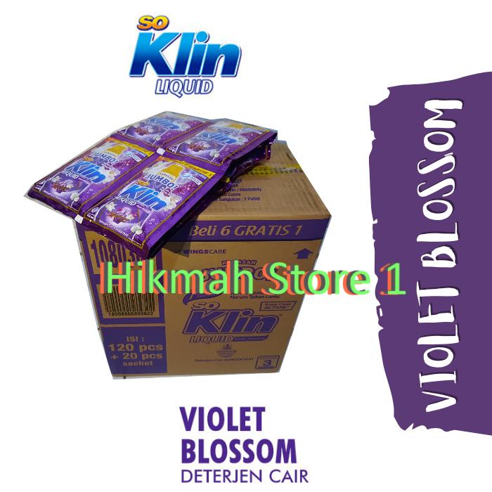 Gambar soklin liquid sachet jumbo 1 dus/Karton (ecer 1000)All Varian warna - UNGU. dari Hikmah Store 1 undefined Tokopedia