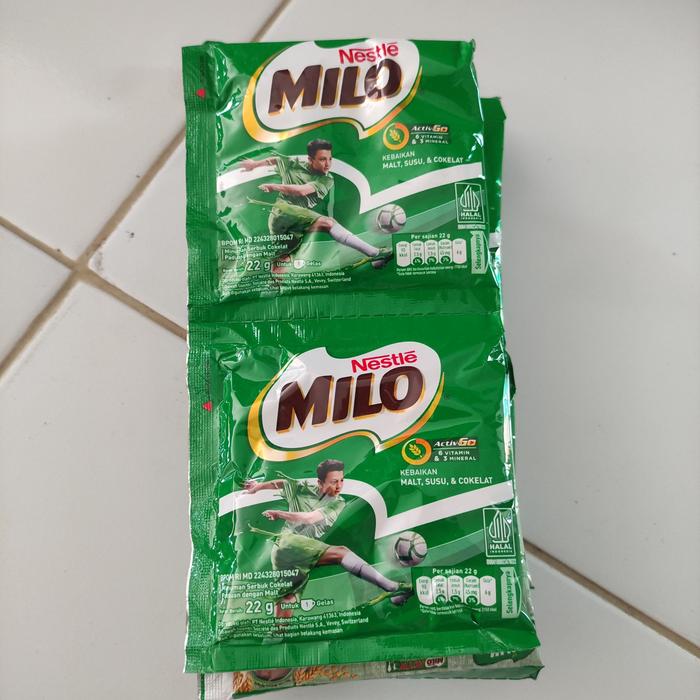 Gambar milo activ go renceng 10x22gr (isi 10 sachet) dari timur api undefined Tokopedia