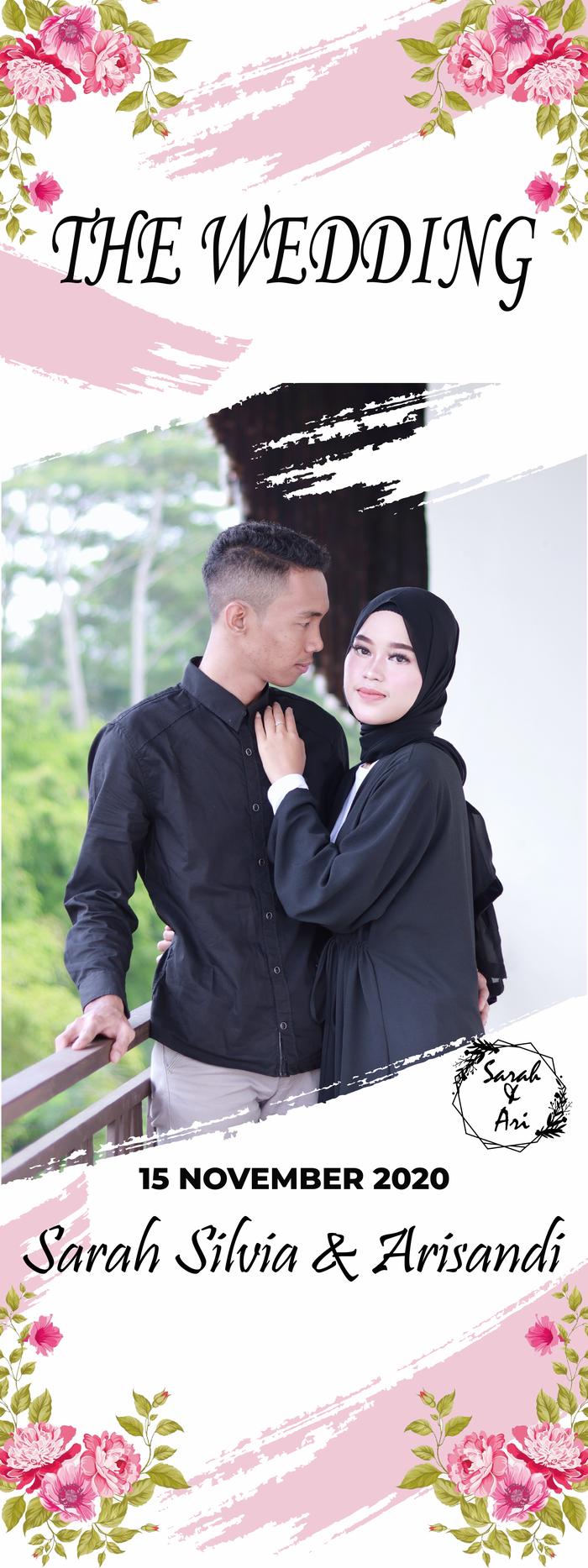 Gambar x banner - tema wedding - free edit - x banner foto prewedding - 8 dari achaprint undefined Tokopedia