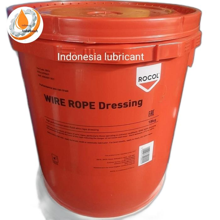Jual ROCOL WIRE ROPE Dresing 20024 Semi Fluid Grease 💯Original 18Kg